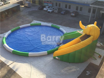 parque inflável da corrediça de água de encerado do PVC de 0.55mm para crianças/jogos infláveis da água