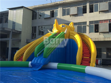 parque inflável da corrediça de água de encerado do PVC de 0.55mm para crianças/jogos infláveis da água