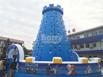brinquedos de escalada infláveis de encerado do PVC de 0.55mm, curso de obstáculo de escalada da explosão