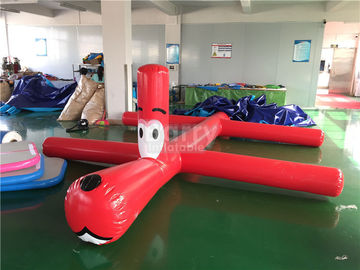 Brinquedos infláveis vermelhos da água para piscinas, mais de 3 anos de esperança de vida