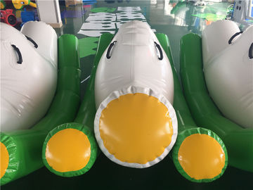 a balancê/explosão infláveis verdes de 3*2*1.5m brinca para a associação no verão quente