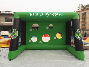 jogos infláveis dos esportes de encerado do PVC de 0.6mm, objetivo do futebol da explosão para o divertimento