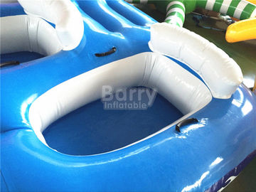 Brinquedos infláveis da água do bebê azul e branco para piscinas SCT EN71