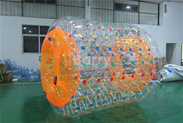 PVC jogos infláveis do parque da água de 0,6 ou de 0.9mm, rolo inflável da água para adultos