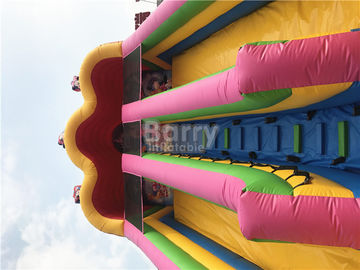 Corrediça de salto inflável personalizada do castelo de Mickey Mouse para o quintal