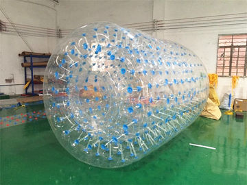 Brinquedos infláveis da água de encerado do PVC, bola de rolo 2,4 * 2,2 * 1.8M da água da esfera