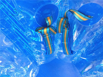 Brinquedos infláveis exteriores duráveis, bola inflável azul do amortecedor do hamster