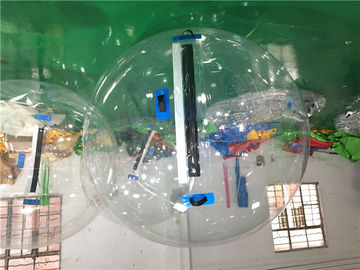 Brinquedos infláveis ​​ao ar livre de PVC/TPU bolas de caminhada na água brancas de 2 m, bola de caminhada inflável para crianças