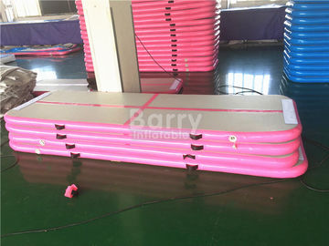 OEM &amp; ODM assoalho inflável cor-de-rosa longo do ar da trilha da queda de 3m ou de 6m pro para o Gym