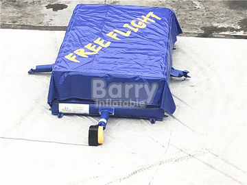 Airbag inflável do conluio da queda livre profunda do azul/jogo de salto inflável