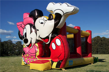 Casa inflável de salto maravilhosa do salto do castelo de Mickey Mouse para o entretenimento comercial