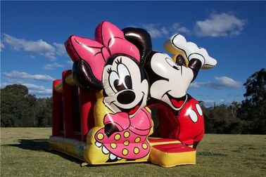 Casa inflável de salto maravilhosa do salto do castelo de Mickey Mouse para o entretenimento comercial