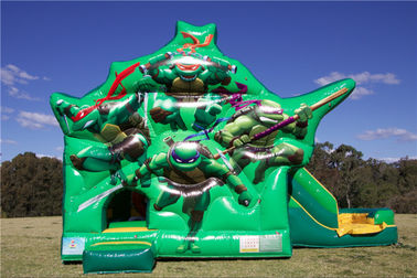 As tartarugas adolescentes comerciais de Ninja do mutante Dual castelo de salto combinado da corrediça para o tamanho do costume do partido