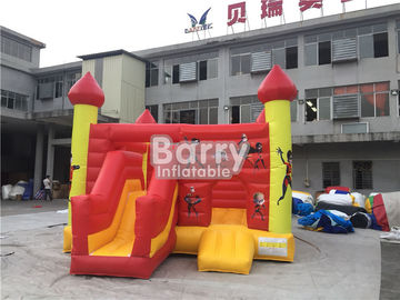 Corrediça Bouncy inflável comercial, castelo de salto combinado da explosão para o jogo das crianças