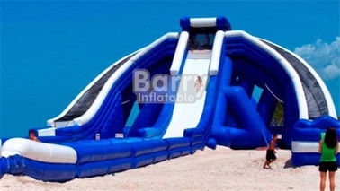 Corrediça de água seca inflável gigante da corrediça dos jogos engraçados da alta altitude/PVC para crianças