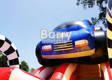 Corrediça inflável do monster truck colorido gigante do patriota das crianças 18ft com certificado do CE