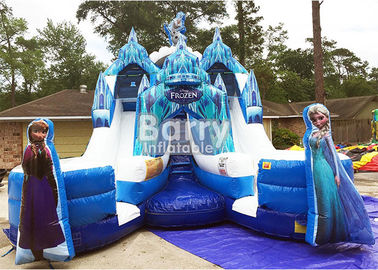 Corrediça inflável comercial dobro congelada tamanho personalizada interna e exterior para crianças
