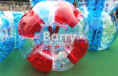 Bola de futebol colorida feita sob medida ser humano da bolha do hamster para o futebol