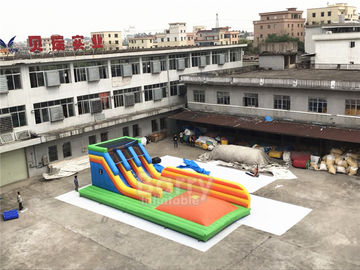 corrediça combinado inflável de encerado do PVC de 0.55mm com jogo do salto do ar para o campo de jogos das crianças