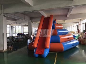Brinquedos de flutuação infláveis da água da corrediça de água do PVC, jogos infláveis do parque da água