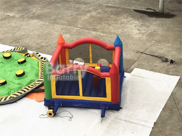 Castelo Bouncy personalizado da explosão do tamanho/teatro inflável do leão-de-chácara