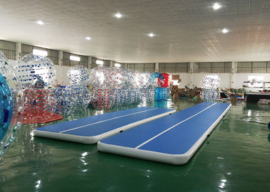 Trilha de ar de caída inflável azul material de DWF para a ginástica