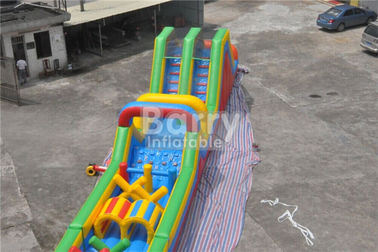 Castelo Bouncy inflável personalizado, curso de obstáculo exterior da explosão para adultos