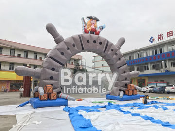 Arco inflável para o evento da promoção, parque da entrada da propaganda gigante dos desenhos animados