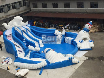 Parque inflável exterior adulto da água, equipamento do campo de jogos do parque da água das crianças