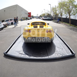 Ar comercial fácil inflável selado da esteira da lavagem de carros do PVC estabelecido