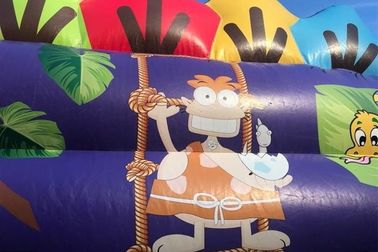 Dos desenhos animados infláveis do leão-de-chácara das crianças divertimento de salto da criança do castelo/castelo inflável