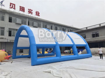 Barraca de abrigo inflável durável personalizada do evento do tamanho com túnel