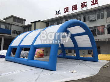 Barraca de abrigo inflável durável personalizada do evento do tamanho com túnel