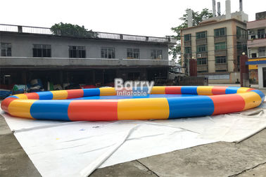 Piscina inflável do diâmetro do círculo 15m da fábrica de China para o jogo de bola da água com PVC de 0.6mm