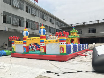 Corrediça inflável comercial do leão-de-chácara do parque de diversões do campo de jogos para crianças