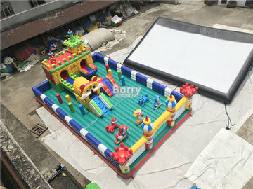 Corrediça inflável comercial do leão-de-chácara do parque de diversões do campo de jogos para crianças