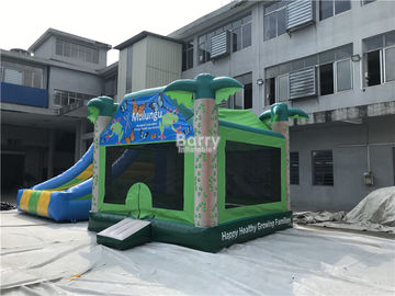 Casa inflável do salto do PVC do logotipo feito sob encomenda 0.55mm/castelo de salto para o divertimento das crianças