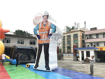 Produtos infláveis feitos sob encomenda da propaganda, caráter modelo inflável da mulher limpa da decoração do evento