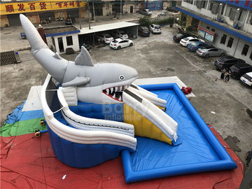 Associação de Commecial do tubarão móvel exterior/equipamento infláveis gigantes parque da água