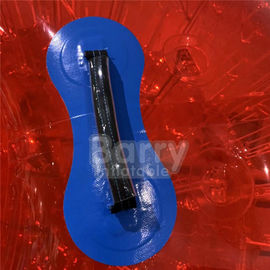 O diâmetro inflável exterior vermelho 2.5m do PVC/TPU dos brinquedos 0.8mm 3m grama a bola inflável de Zorb