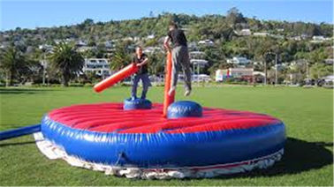 Jogos de combate inovativos do jogo inflável engraçado do Joust do gladiador para crianças