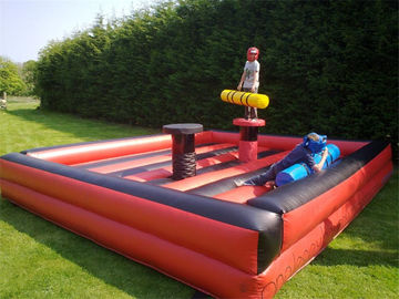 Jogos de combate inovativos do jogo inflável engraçado do Joust do gladiador para crianças