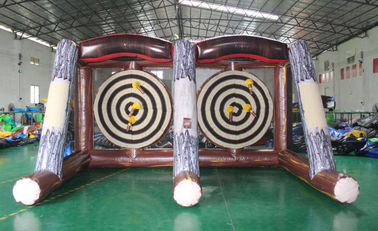 2 do machado inflável interativo inflável do carnaval do partido do desafio dos jogos dos esportes dos jogadores jogos de jogo