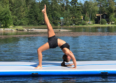 Da água inflável do Aqua do esporte de água da aptidão esteira de flutuação da ioga na associação ou no lago