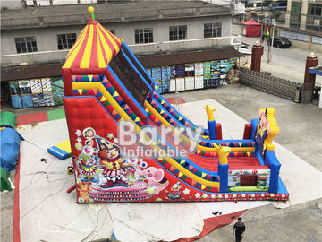 Corrediça Bouncy do castelo do palhaço inflável comercial inflável popular do campo de jogos da criança para crianças
