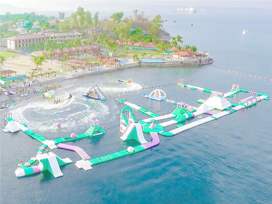 Jogos de flutuação infláveis exteriores do parque da água/mar inflável Waterpark para o verão quente