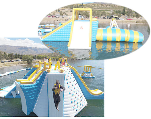 Jogos infláveis do parque da água dos brinquedos comerciais para crianças e adultos