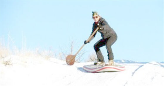 Embarque da pá de EVA Cold Winter Stand Up na neve Ski Board inflável