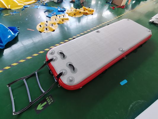 Plataforma de flutuação inflável de flutuação da jangada da ilha de Barry Leisure Land Inflatable Swim