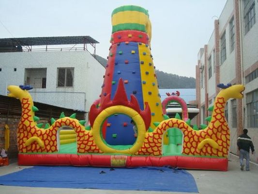 Montanha inflável do jogo móvel inflável dos esportes da parede da escalada